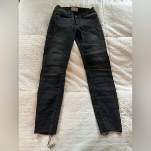 Women's Free People fly button Black Jeans size 27R
